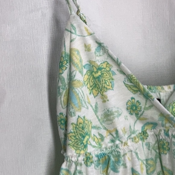 3/$15 SO top floral print tiered cami boho casual summer sleeveless L juniors - Picture 7 of 17